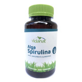 Alga Spirulina 200 Tabletas De 400 Mg Vidanat. Sabor Sin Sabor