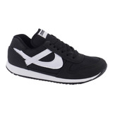 Tenis Casual Panam Color Negro Para Joven 010263-61