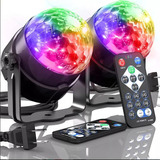 2* Globo Colorido Luz Led Laser Iluminação Dj Luzes Palco