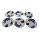 6 Antiguos Platos Playos Ironstone China S.p.m.c. Made Japa