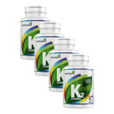 Kit 4 - Vitamina K2 Mk7 Menaquinona Melcoprol - 4x60 Cáps.