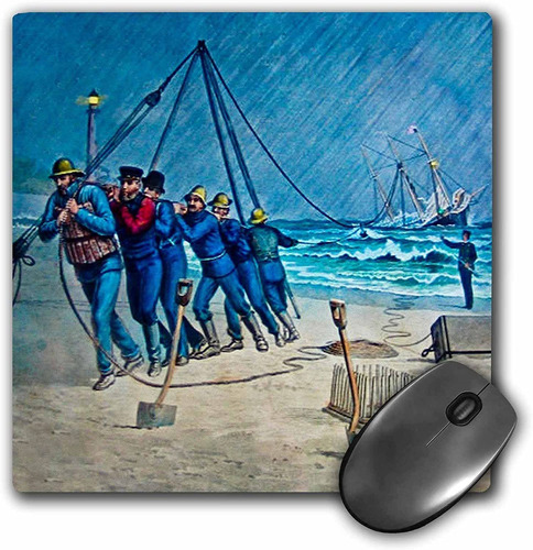 Mouse Pad Guardia Costera Estados Unidos 8 X 8 Pulgadas