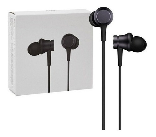 Audífonos Xiaomi Alámbricos In-ear Mi Headphones Basic Negro