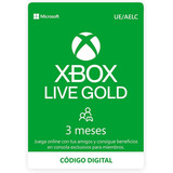 Xbox Live Gold 3 Meses [xbox One/series] Entrega Inmediata 