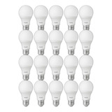 Kit 20 Lâmpada Led 9w Bulbo E27 6500k Branco Frio Cor Da Luz Branco-frio 110v/220v