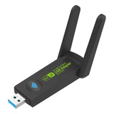 Adaptador Usb Wifi 1300 Mbps Dual Band 5g Con 2 Antenas