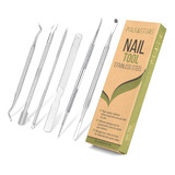 Kit Para Manicura Kuanstore Acero Inoxidable Quirúrgico, X6