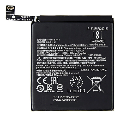 Repuesto Bateria Para Xiaomi Mi 9t Bp41