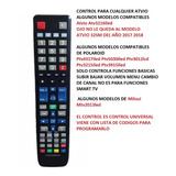 Control Para Pantalla Atvio Smart Tv U59 Modelo Atv5017iled