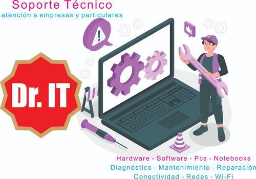 Redes, Pcs, Notebooks, Mantenimiento, Soporte Técnico, Wifi