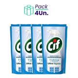 Pack X 4u Limpiador De Vidrios Liquido Biodegradable 450ml