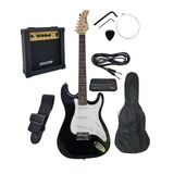 Kit Guitarra Electrica Amplificador Bocina Accesorios Bellat