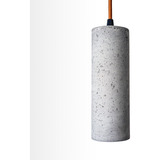 Lampara Colgante Ct03 Cemento Concreto Barra - Caliza Deco