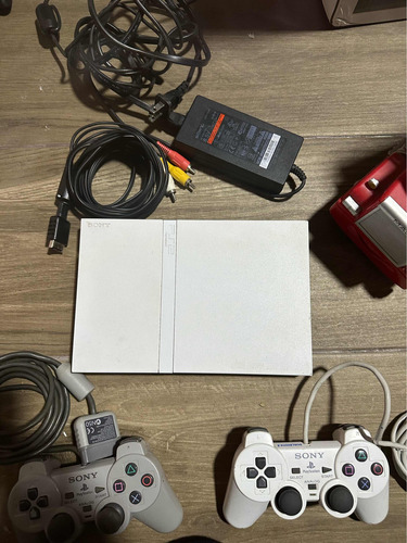 Consola Ps2 Slim Blanco Playstation Matrix Original Sony