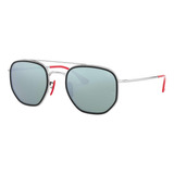 Ray Ban Rb3748m F03130 The Marshal Scuderia Ferrari Plateado