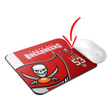 Mousepad Personalizado Tampa Bay Buccaneers Con Tu Nombre