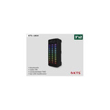 Bocina Bluetooth Torre 3x2puLG Led Multicolor Fm Tws 2piezas