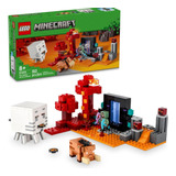 Lego Minecraft Emboscada No Portal Do Nether 21255 352pcs