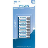 Pilha Alcalina Philips Aaa Kit Com 16 Pilhas Palito 