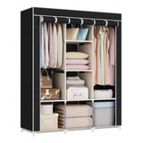 Closet Armable Ropero Rack Guardaropa Metal Cierre