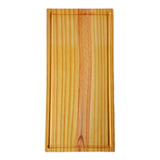 Tabla Asado Picar Cortar Madera Pino Rectangular Plato 40x20