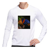 Remera Hombre Ml Aves 3 Ave Multicolor Posada Tronco