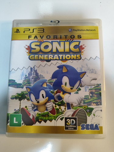 Sonic Generations Favoritos Ps3 Usado Original 