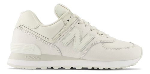 Tenis New Balance 574 Clásicos Mujer-blanco