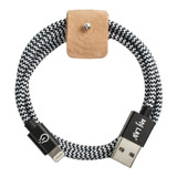 Cable Para Apple My Lab Negro Blanco | Certificado