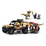 Lego Jurassic World 76951 Transporte Pyroraptor Dilophosauro