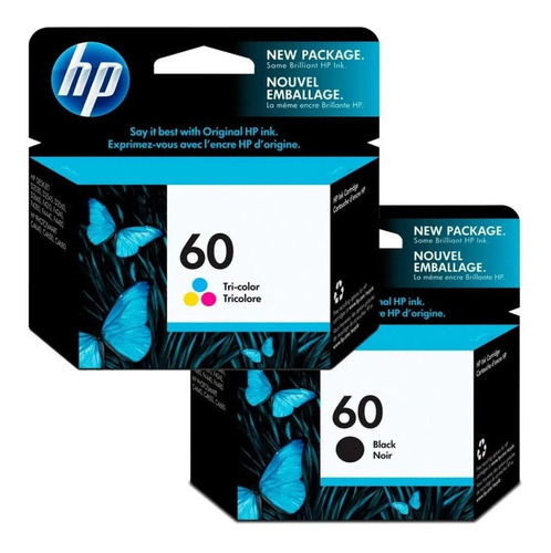 Cartuchos Originales Hp 60 Negro + Color 2660 2680 2430