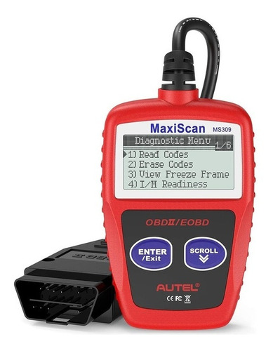 Escáner Obd2 Automotriz Universal Eobd Ms309