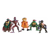 5 Figuras Tortugas Ninja Playmates Año 2004 105z