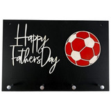 Perchero Madera Football Happy Father Day