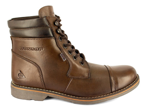 Dunlop Bota De Vestir/casual Mod. 621801 Café New Vintage 