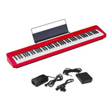 Piano Digital Casio Privia Px-s1100 Vermelho 88 Teclas Bt