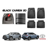 Tapetes Premium Black Carbon 3d Toyota Corolla Cross 22 A 24