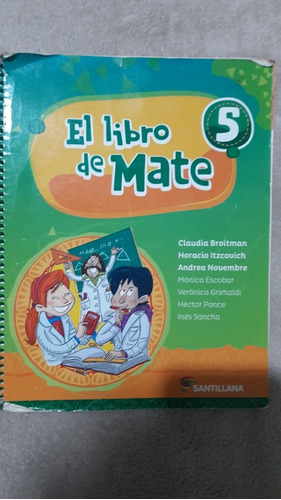 El Libro De Mate 5 (impecable Borrado Listo Para Usar )