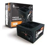 Fonte Atx 300w Real Mymax Mpsu/lp300w 110/220v Cor Preto 110v/220v