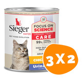 Lata Sieger Katze Urinary X 340gr. Pack 3 Unidades