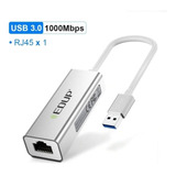 Adaptador Ethernet Usb 3.0 Lan Gigabit 1000 Mbps Notebook Pc