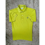 Playera Verde Polo Lacoste Talla S - 3 De Hombre Original