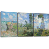 Mujer Un Parasol De Claude Monet, Pintura Al Óleo Impr...