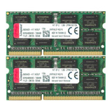 Memoria Ram 16gb Kingston Technology Kit Of 2 (2 X 8gb) Ddr3 1600mhz Non-ecc Cl11 Sodimm 1.35v Kvr16ls11k2/16
