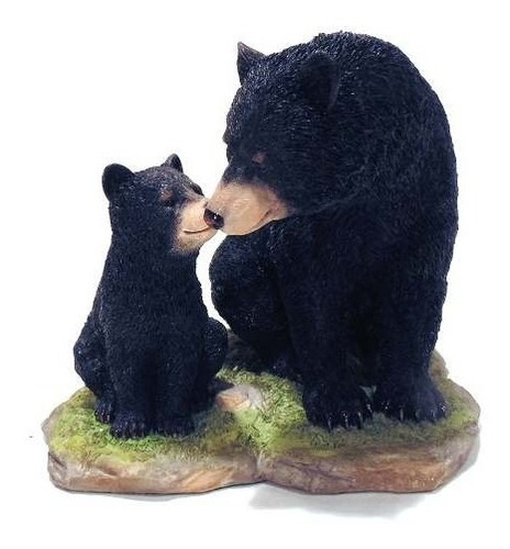 Urso Negro Com Filhote Veronese 01900