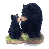 Urso Negro Com Filhote Veronese 01900