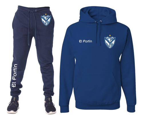 Conjunto Buzo + Jogging Velez Sarfield - Escudo - Vs_03