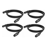 Cable De Luz De Escenario Xlr Dmx De 1 M/3,3 Pies, 3 Pines,