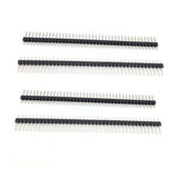 4 Tiras De Header Macho De 40 Dupont 2.54mm Arduino