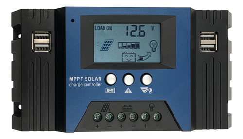 Controlador De Carga Solar Mppt 100a 12/24v, Foco Automático